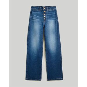 Madewell the curvy perfect vintage wide leg jeans button fly size 23